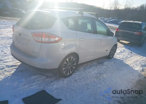 2017 Ford C-Max Energi Titanium из США, поврежденный, VIN 1FADP5FU3HL105930